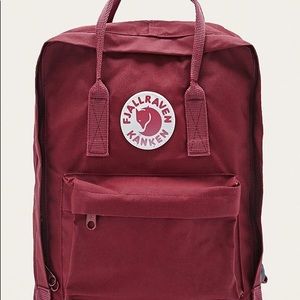 Fjallraven Kaken red backpack
